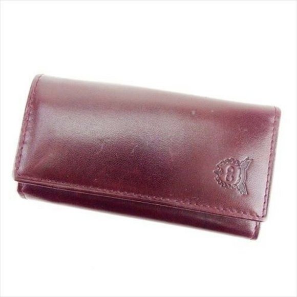 Dior Key case Key holder Red leather Woman unisex Authentic Used - Picture 1 of 8